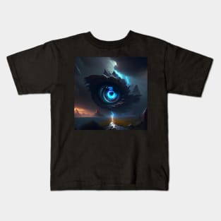 Nature in the Eye of the Storm Kids T-Shirt